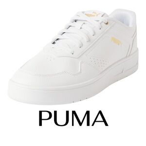 PUMA Court Classic White/Gold | Men’s 10.5